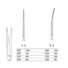 金鐘手術剪J21040 12.5cm 彎尖