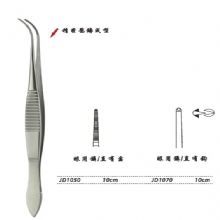 金鐘眼科鑷JD1050 10cm 直有齒 WD