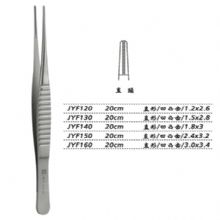金鐘組織鑷JYF130 20cm 直形 凹凸齒 1.5×2.8