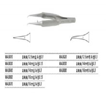 金鐘顯微鑷WA3040 14cm直 頭寬0.3