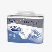 保赫曼妙力金裝彈性搭扣式尿褲（日用型）大號(hào)MoliCare Pr. Elastic 6D L P30  30片/包 3包/箱貨號(hào)1652731