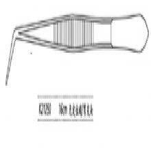 金鐘牙用鑷K21250 16cm 無(wú)定位銷(xiāo) 彎尖頭