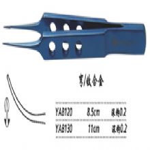 金鐘縫線結扎鑷YAB120 8.5cm 彎 鉤深0.2（鈦）