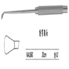 金鐘剝離器NAL060 20cm 角彎長(zhǎng)圓頭 寬4.0顯微剝離器