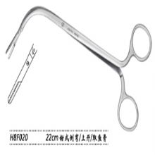 金鐘喉用鉗H8F010 22cm 鉗式 前彎 上開(kāi)（取魚(yú)骨）取魚(yú)骨喉鉗