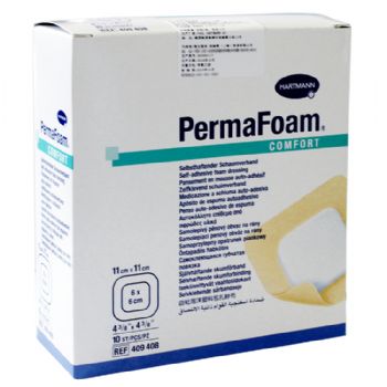 德國(guó)保赫曼德濕膚泡沫傷口敷料 PermaFoam Comfort 11x11cm 貨號(hào)：4094085   