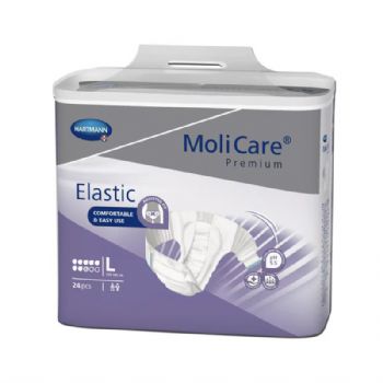 保赫曼妙力金裝彈性搭扣式尿褲（夜用型）大號MoliCare Pr. Elastic 8D L P24 30片/包 3包/箱