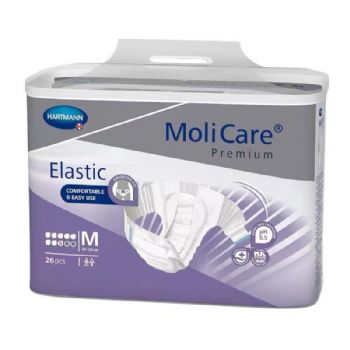 保赫曼妙力金裝彈性搭扣式尿褲（夜用型）中號MoliCare Pr. Elastic 8D M P26 30片/包 3包/箱