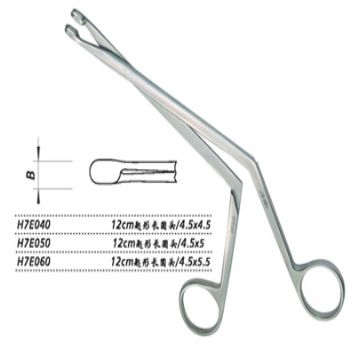 金鐘鼻息肉鉗H7E040 12cm 匙形 長(zhǎng)圓頭 4.5×4.5