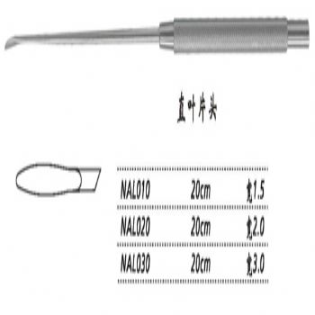 金鐘剝離器NAL030 20cm 直葉片頭 寬3.0