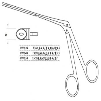 金鐘鼻咬切鉗H7F030 13cm 蓋板式 直尖圓頭 寬4.5